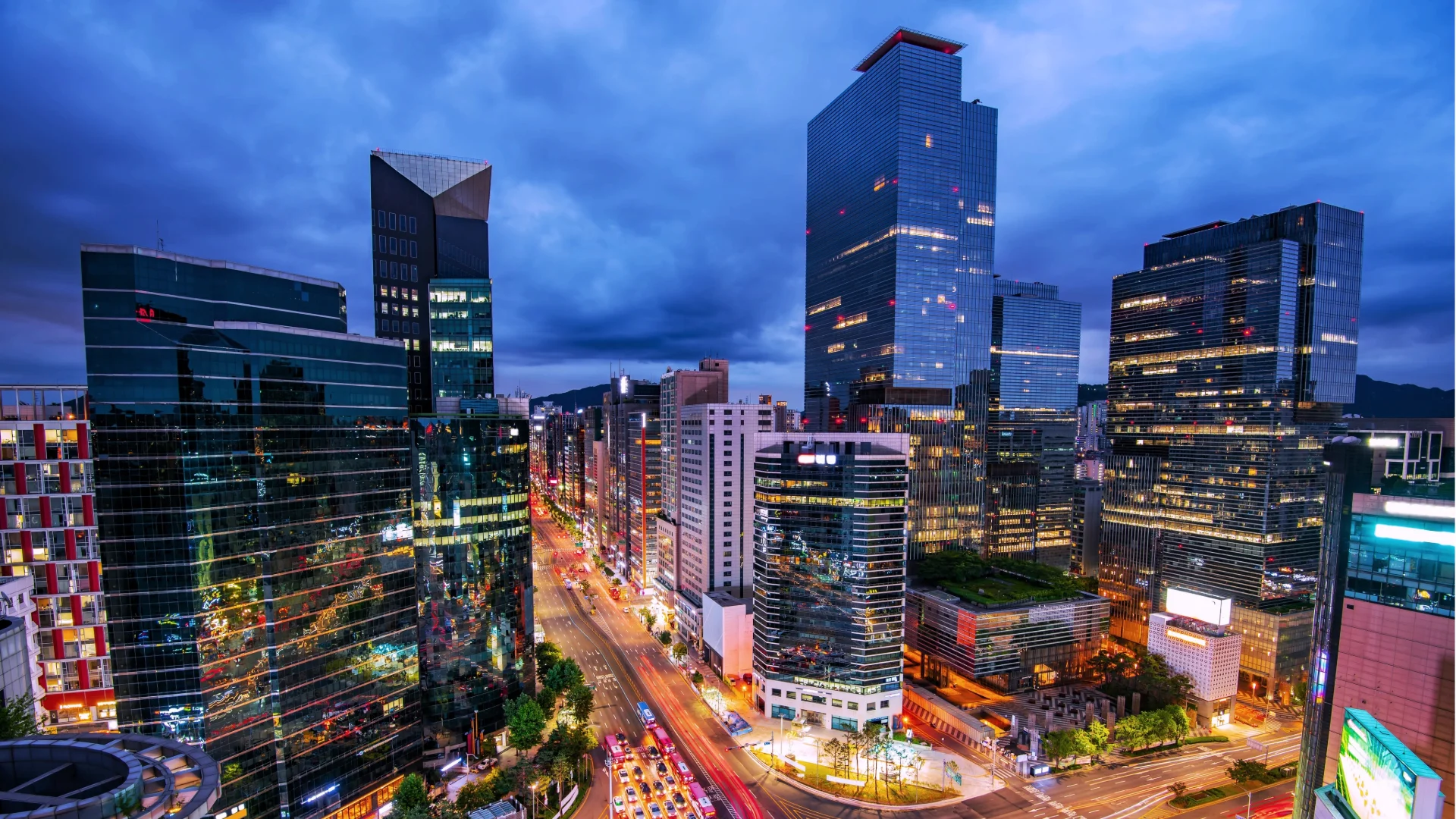 City Buildings Background